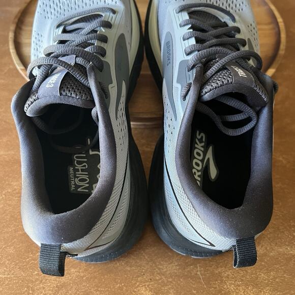 Brooks Trace 3 Gray Black Road Running Walking Shoes Sneakers Men's 9.5 - Picture 11 of 16